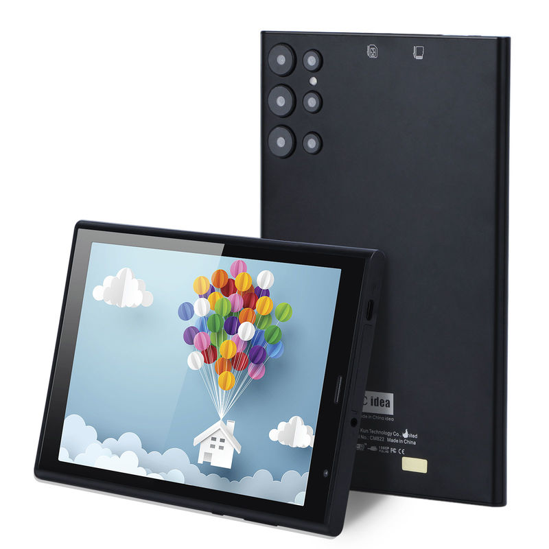 C-Idee 8 Zoll Android Tablet PC 8 GB RAM 512 GB ROM Quad Core 800*1280 HD Tabletten mit WIFI/SIM-Karte CM822 (Schwarz)