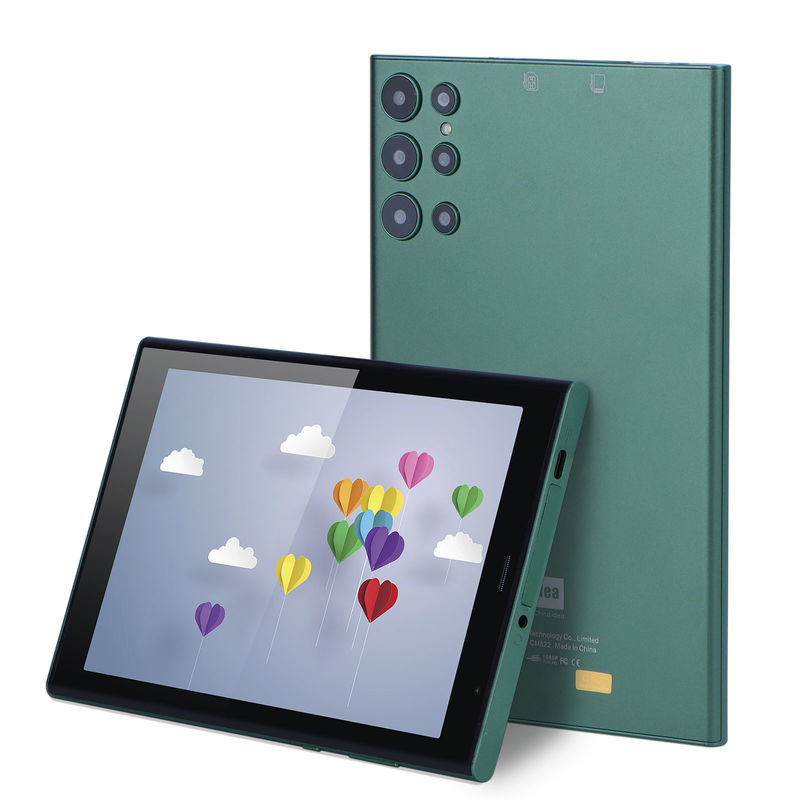 C-Idee 8 Zoll Smart Tablet PC mit Stoßdichtem Gehäuse 128 GB ROM 800x1280 IPS Touchscreen Anzeige zum Lesen Grün CM822