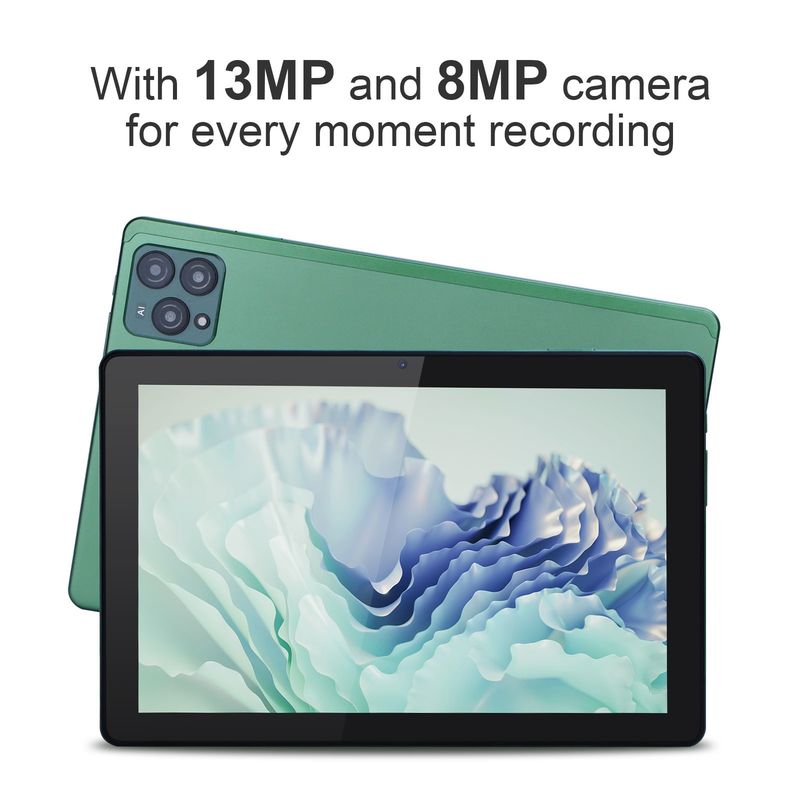 C-Idee 10 Zoll Tablet PC mit 13MP + 16MP Kameras und 256GB Erweiterter Speicher High Definition IPS Display CM8000plus