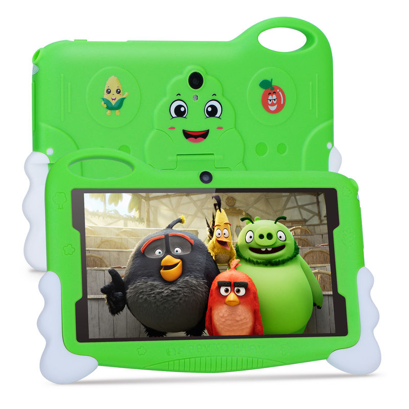 C-Idee Kinder Student Study Tablet 7 Zoll Cute lange Akkulaufzeit 32GB Speicher 2MP + 5MP Dual-Kameras CM90 Grün