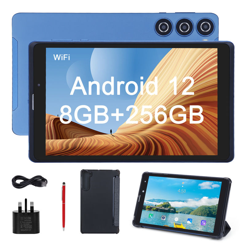 C Idea Blau 8 Zoll Tablet PC Großer Speicher Doppelkameras Metalltabletten zum Lesen