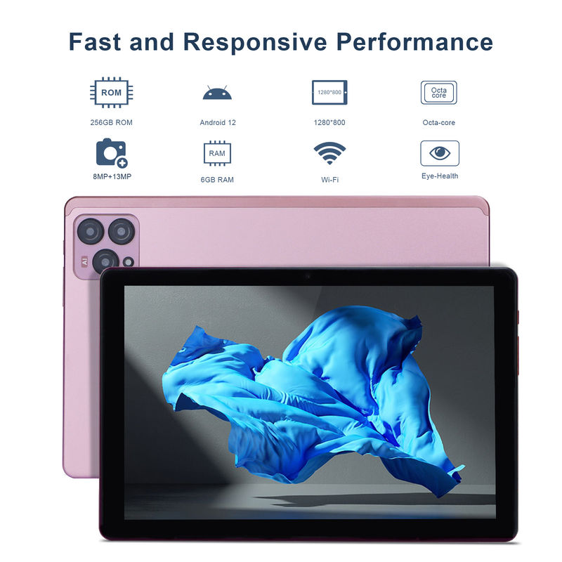 C Idee 10 Zoll Android 12 Tablet 8 GB RAM 256 GB ROM Modell CM8000PLUS Pink