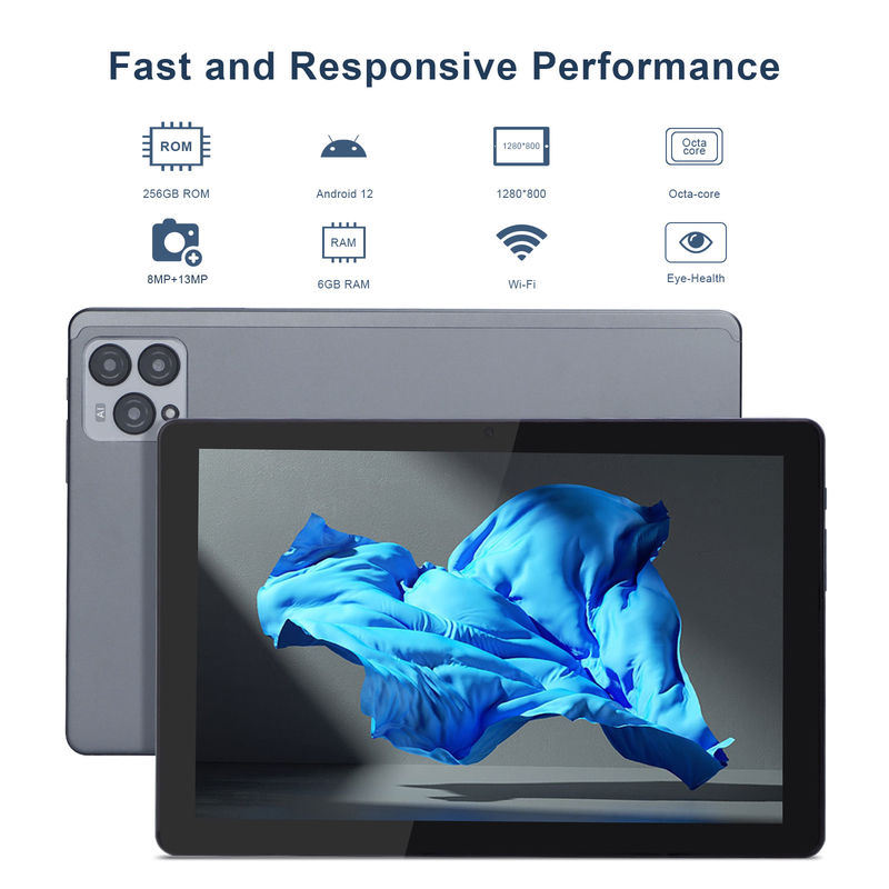 C Idee 10 Zoll Android 12 Tablet 8 GB RAM 256 GB ROM Modell CM8000PLUS Grau