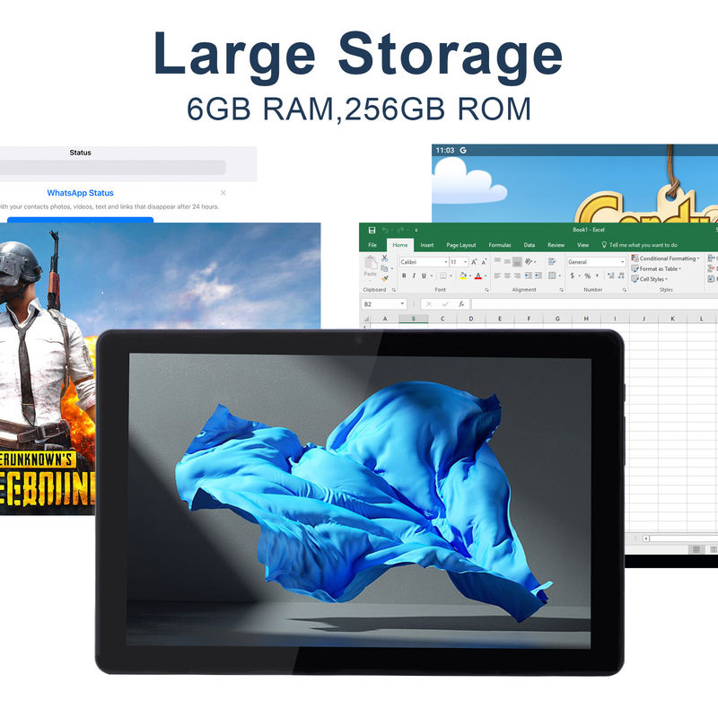 C Idee 10 Zoll Android 12 Tablet 8 GB RAM 256 GB ROM Modell CM8000PLUS Grau