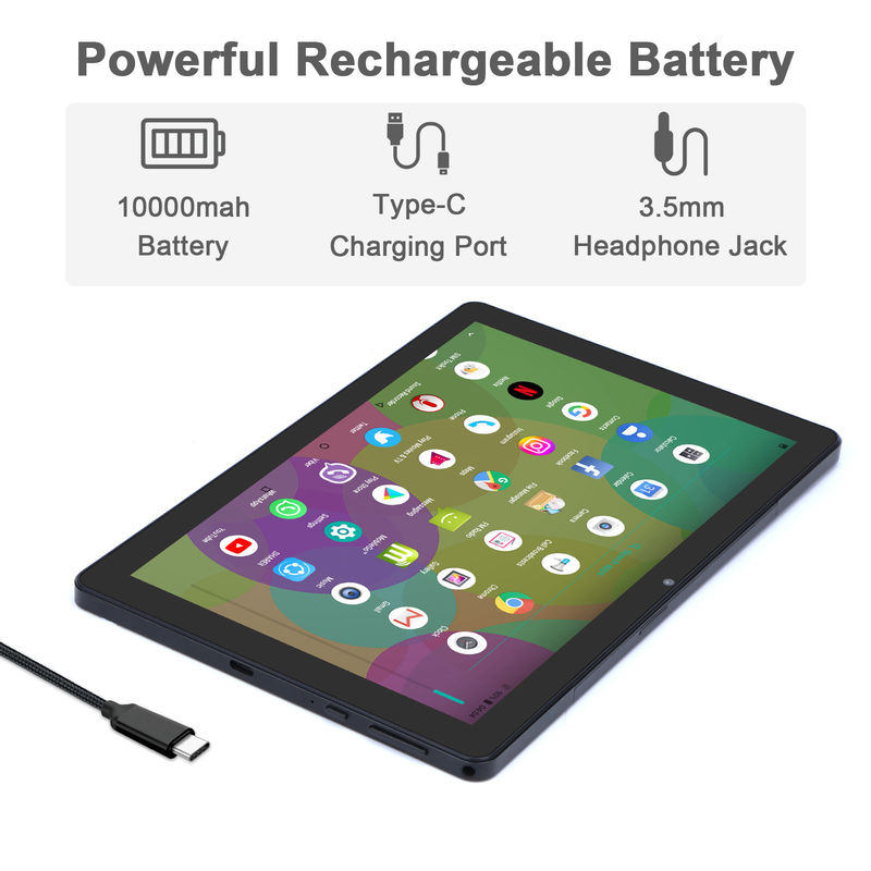 C-Idee 9,7 Zoll Android 12 Tablet 8 GB RAM 512 GB ROM Modell CM7800 Schwarz