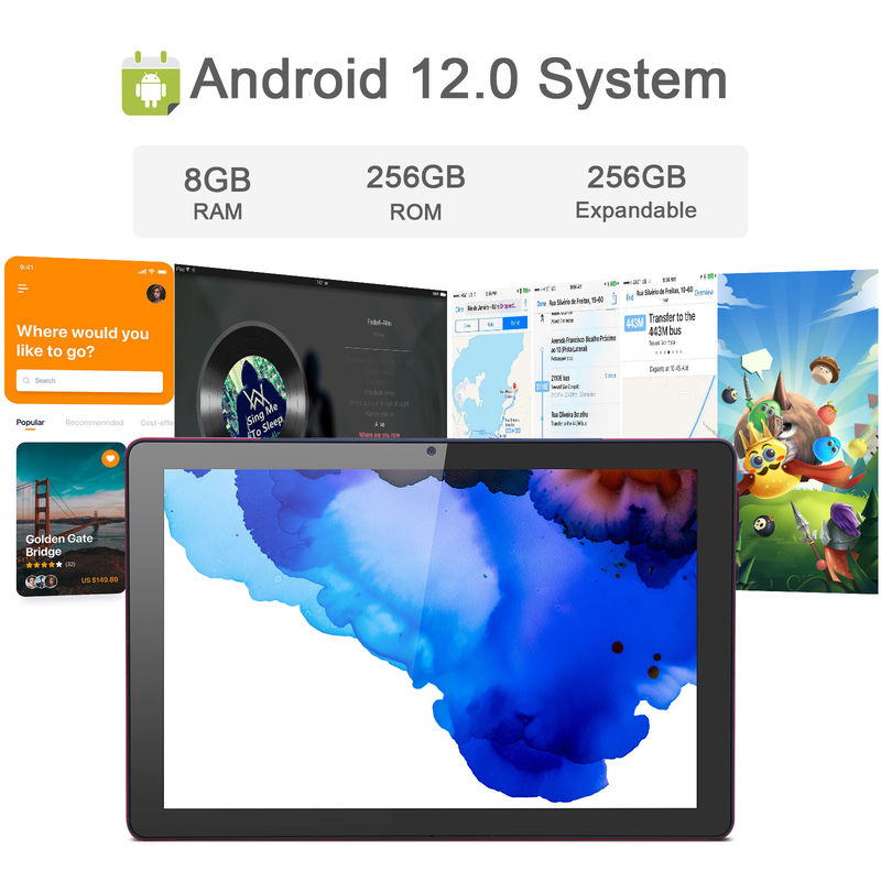 C-Idee 9,7 Zoll Android 12 Tablet 8 GB RAM 512 GB ROM Modell CM7800 Rot