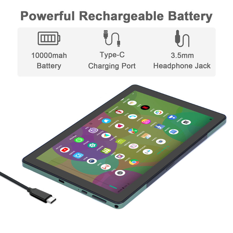 C-Idee 9,7 Zoll Android 12 Tablet 8 GB RAM 512 GB ROM Modell CM7800 Grün