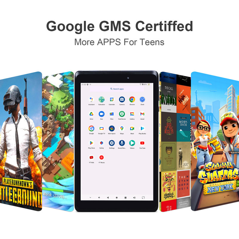 C-Idee Jugend 8 Zoll Tablet Android 13 mit Blaulichtbildschirm, WLAN, 32 GB + 64 GB, 800 * 1280 IPS Incell CM826