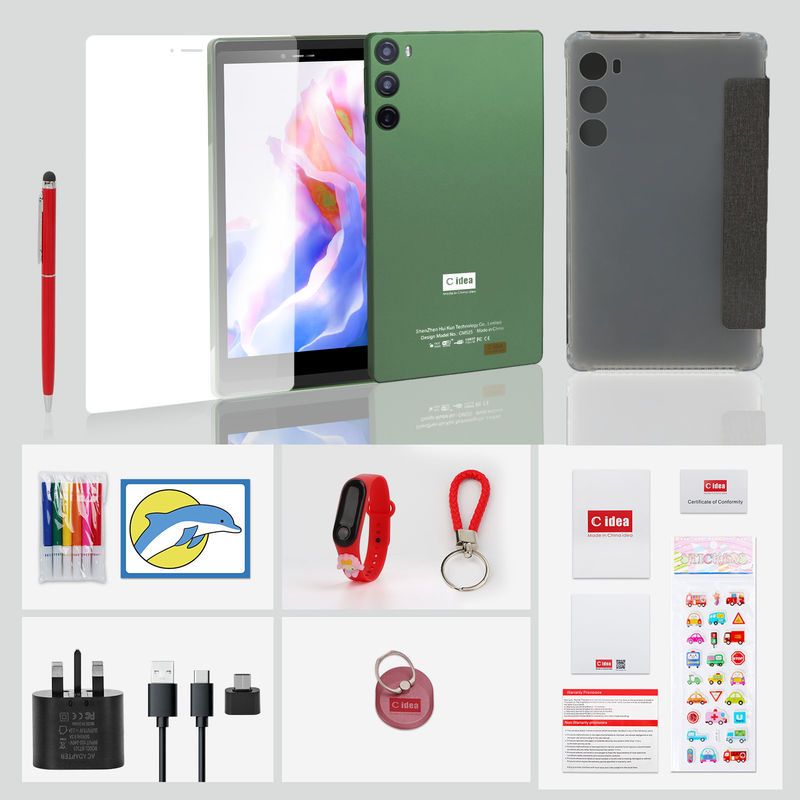 C Idea 7 Zoll Touchscreen Tablet mit SIM-Karte für Studenten CM525 Grün