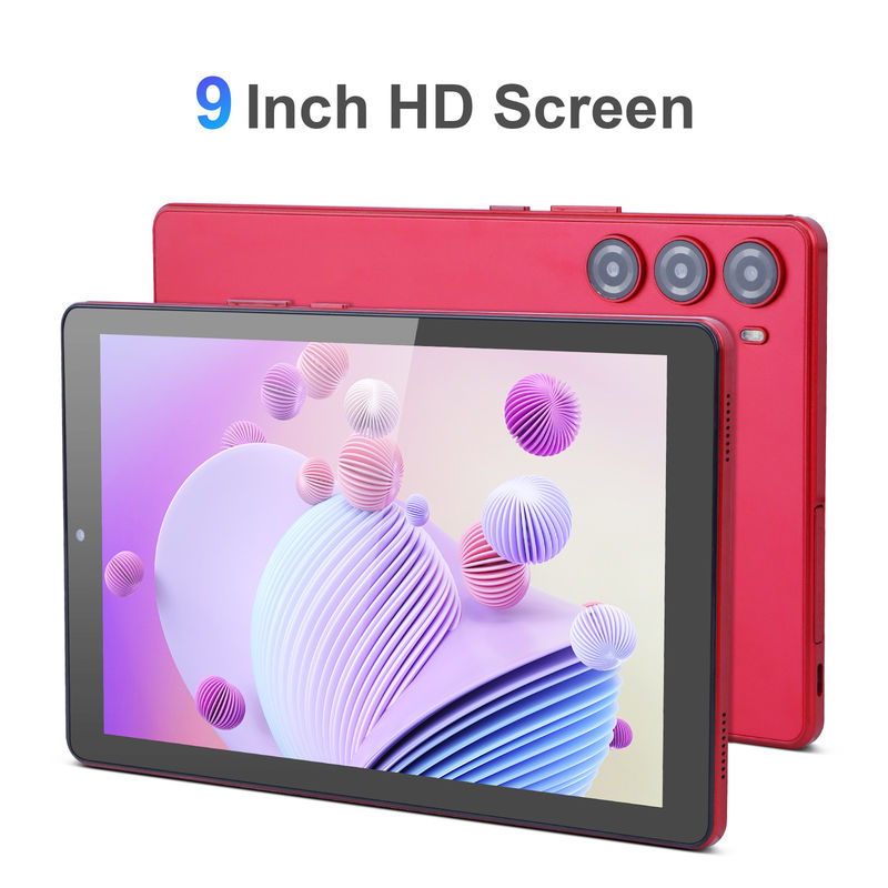 C-Idee 9 Zoll Tablet PC WIFI 2.4G/5G 800x1280 IPS Bildschirm Android Tablet Telefon Anruf Unterstützung Mit Dual-Kamera ((Rot)