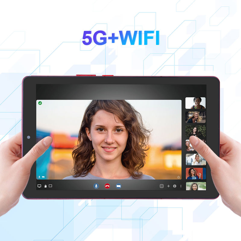 C-Idee 9 Zoll Tablet PC WIFI 2.4G/5G 800x1280 IPS Bildschirm Android Tablet Telefon Anruf Unterstützung Mit Dual-Kamera ((Rot)