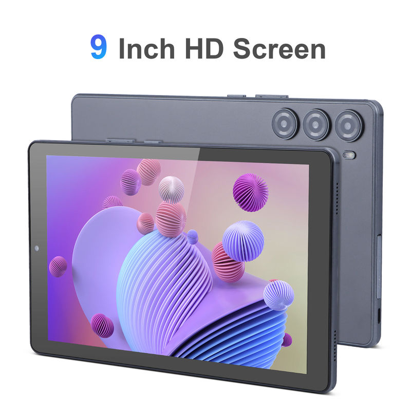C-Idee 9 Zoll Tablet PC WIFI 2.4G/5G 800x1280 IPS Bildschirm Android Tablet Telefon Anruf unterstützen mit Dual-Kamera ((Grau)