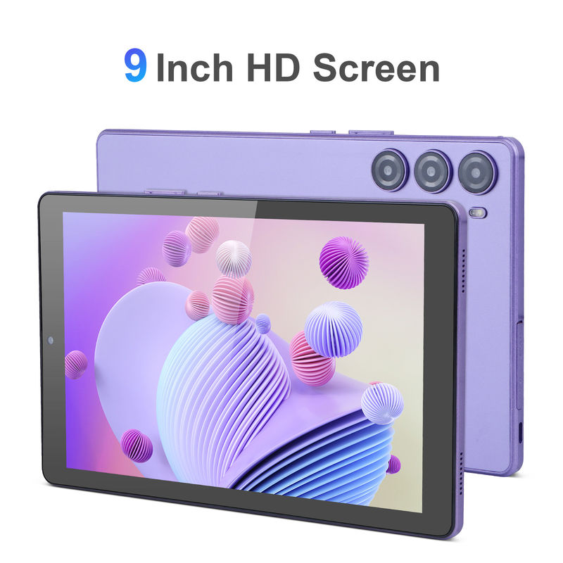 C-Idee 9 Zoll Tablet PC WIFI 2.4G/5G 800x1280 IPS Bildschirm Android Tablet Telefon Anrufunterstützung mit Dual-Kamera ((Purple)