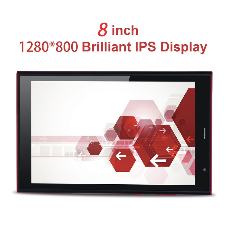 C-Idee 8 Zoll Android Tablet PC 8 GB RAM 512 GB ROM Quad Core 800*1280 HD Tabletten mit WIFI/SIM-Karte CM822 (rot)