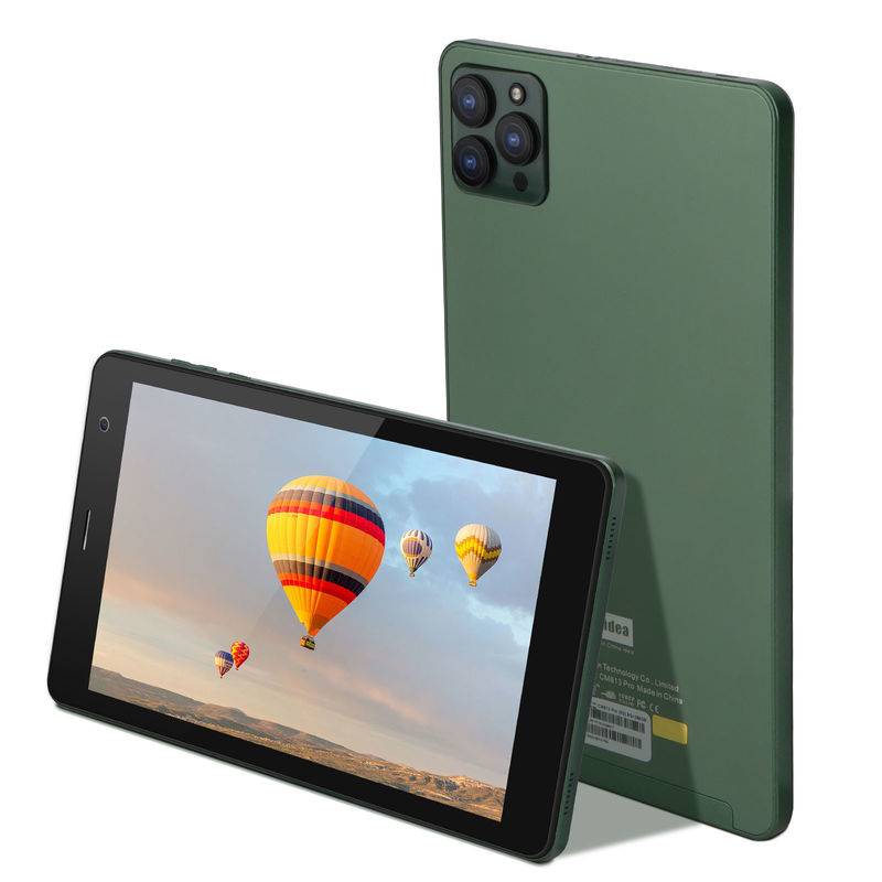 C-Idee 8 Zoll Android Tablet PC mit Android 12 Betriebssystem Quad-Core CPU 6 GB RAM 512 GB Speicher IPS HD Display CM813-Grün