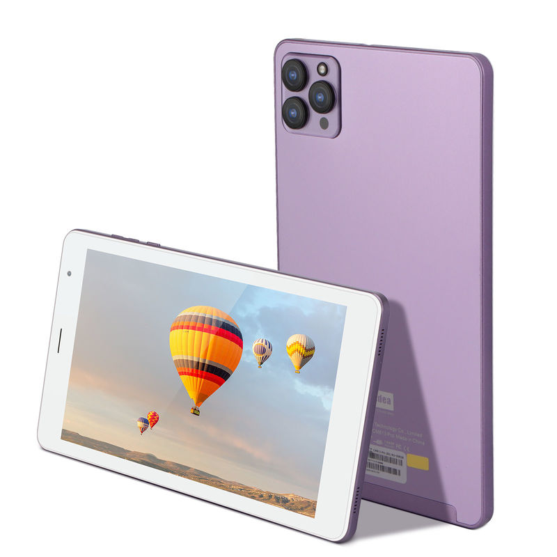 C-Idee 6 GB RAM 8in Android Tablet PC 512 GB Android 12 Tablet 1.3GHz IPS HD-Display Vierkernprozessor CM813-Purple