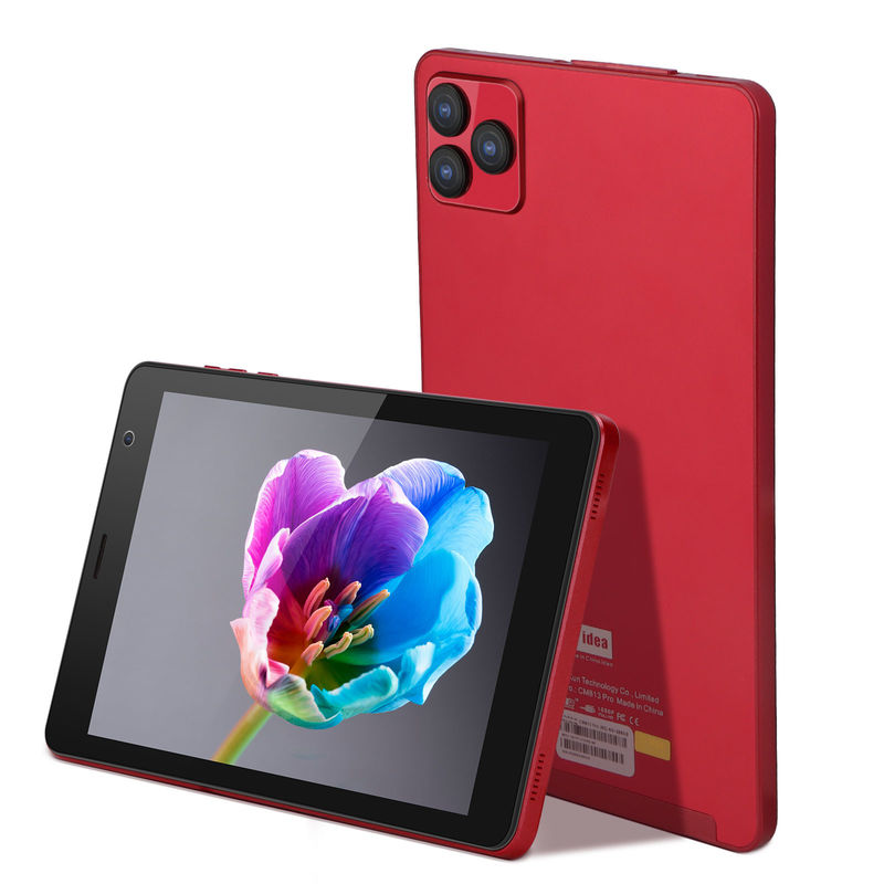 C-Idee Android 8 Zoll Tablet PC Android 12 Tablet 512 GB Speicherplatz Tabletten PC Vierkernprozessor CM813 rot