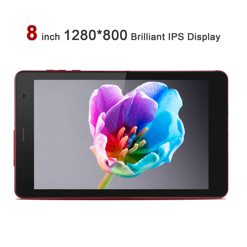 C-Idee Android 8 Zoll Tablet PC Android 12 Tablet 512 GB Speicherplatz Tabletten PC Vierkernprozessor CM813 rot