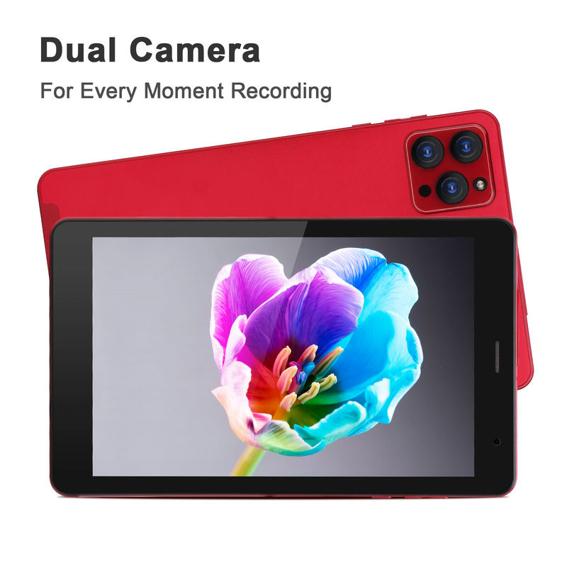 C-Idee Android 8 Zoll Tablet PC Android 12 Tablet 512 GB Speicherplatz Tabletten PC Vierkernprozessor CM813 rot