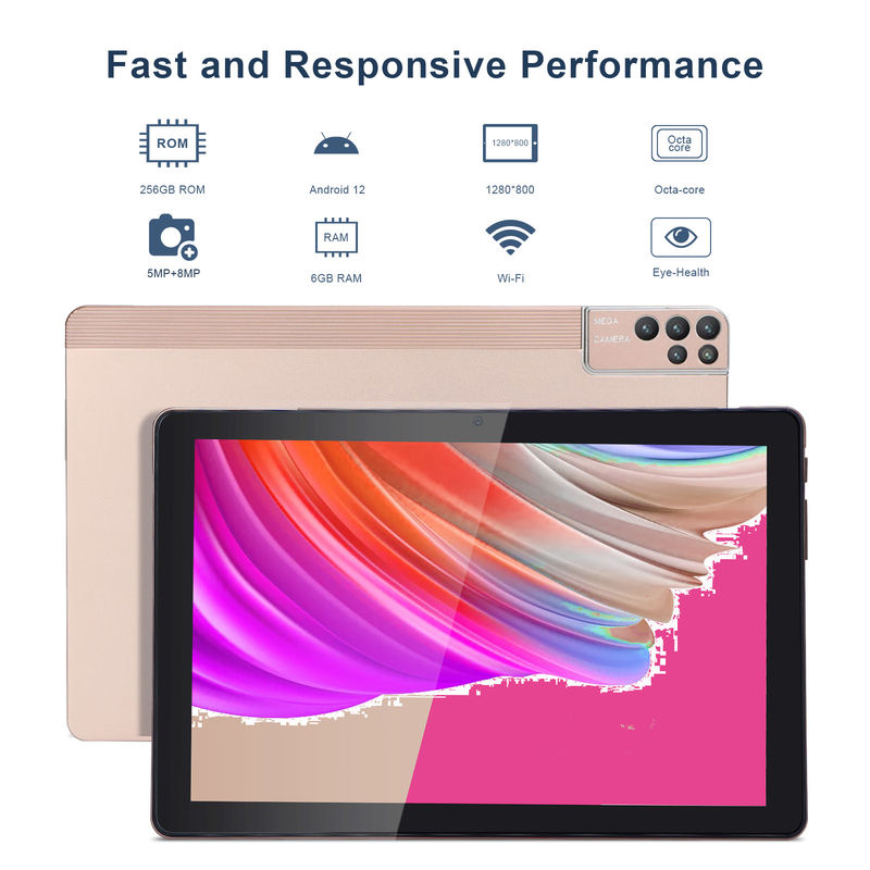 C Idea 10 Zoll Tablet PC Android 12 Tablet 6GB RAM 256GB ROM 6000mAh Batterie IPS HD Touchscreen CM7000PLUS