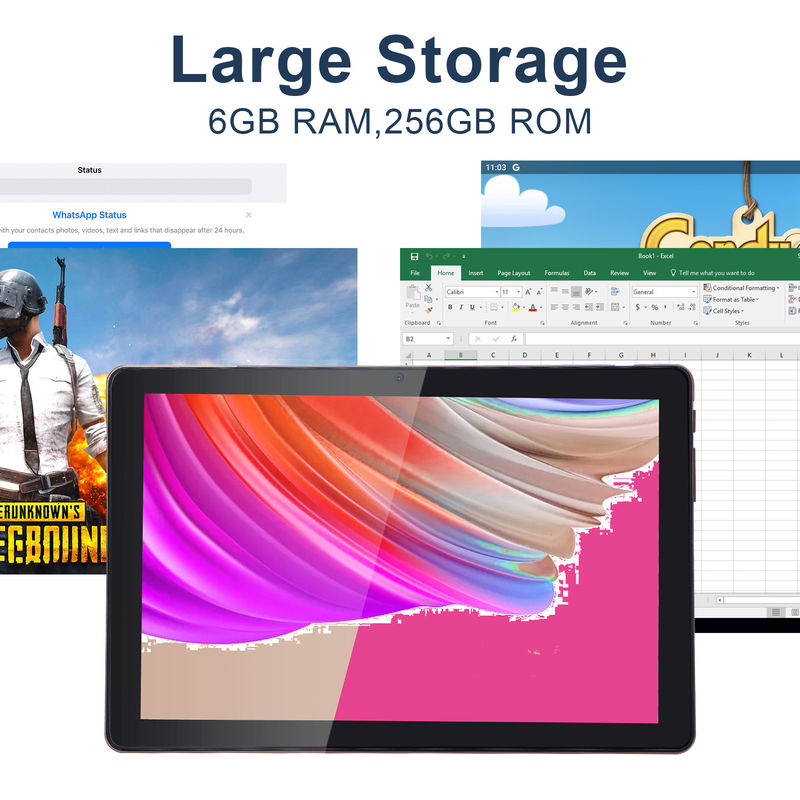 C Idea 10 Zoll Tablet PC Android 12 Tablet 6GB RAM 256GB ROM 6000mAh Batterie IPS HD Touchscreen CM7000PLUS