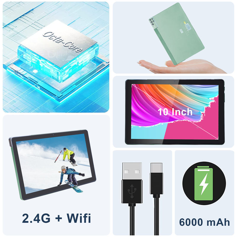 C Idee 6+256GB 800x1280 IPS 10 Zoll Tablet PC mit Gehäuse Quad Core Dual 5MP+8MP Kamera HD IPS Display CM7000