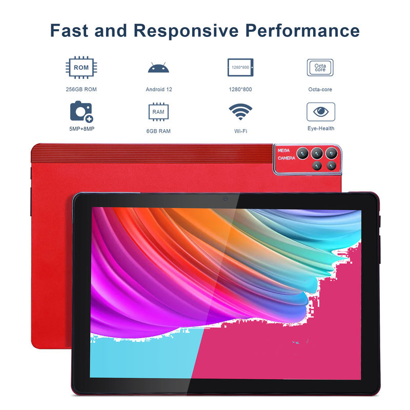 C Idea 10 Zoll Tablet PC Android 12 Tablet 6GB RAM 256GB ROM 6000mAh Batterie IPS HD Touchscreen CM7000PLUS