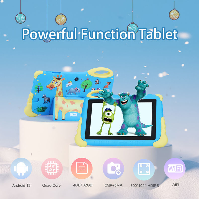 C Idea Kinder Lerntablet mit vorinstallierter App Tablet Kidspad für 4-8 Jahre CM93