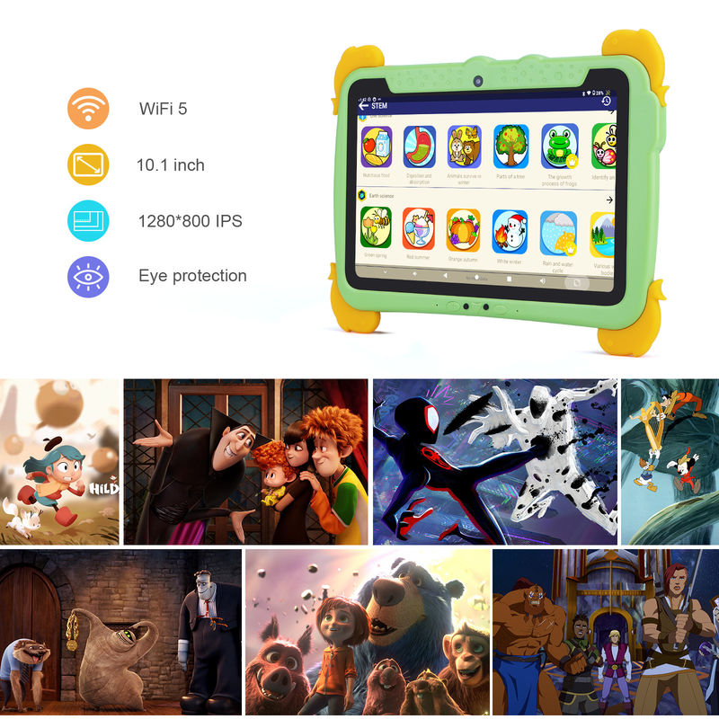 C-Idee 10,1 Zoll Kinder Tablet PC mit Gehäuse Augen Schutz ips HD Bildschirm Vorinstallation IWAWA P1150