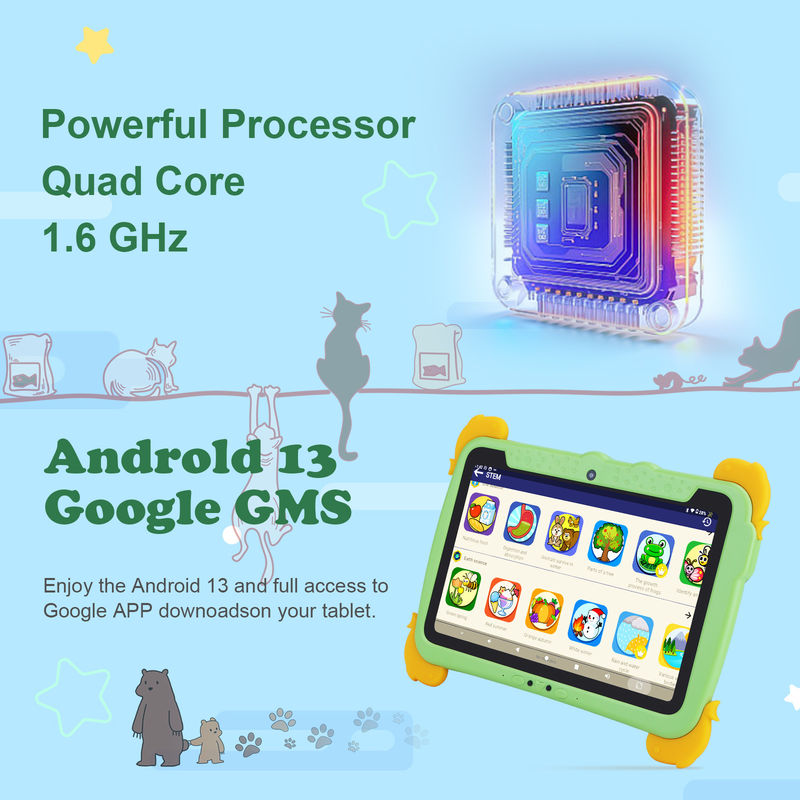 C-Idee 10,1 Zoll Kinder Tablet PC mit Gehäuse Augen Schutz ips HD Bildschirm Vorinstallation IWAWA P1150