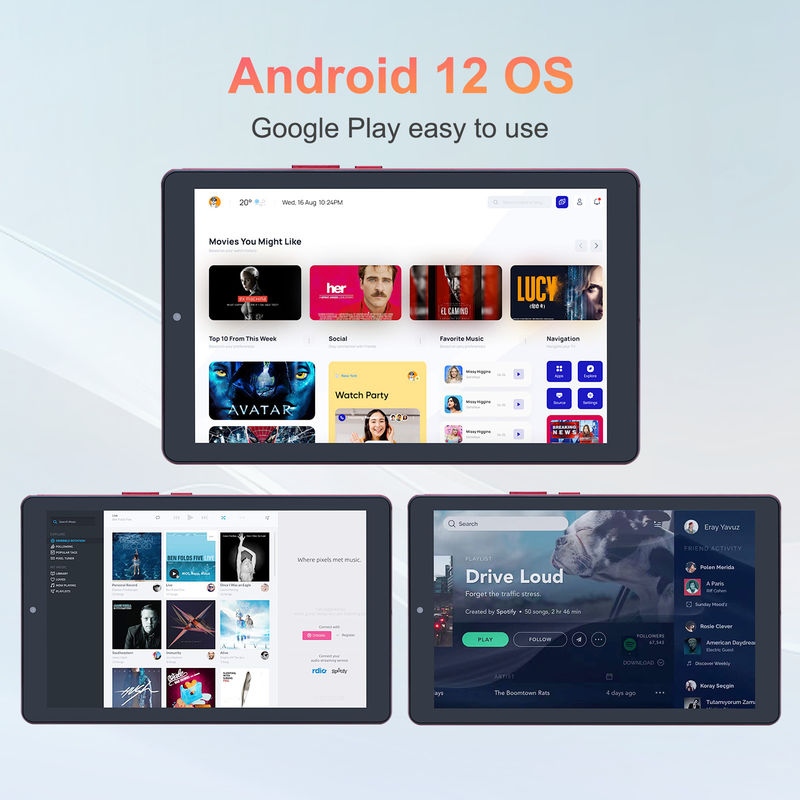 C-Idee 9 Zoll Tablet PC Android mit Simkarte 1024x600 IPS Bildschirm Anzeige WLAN GPS für Jugendliche Student CM915