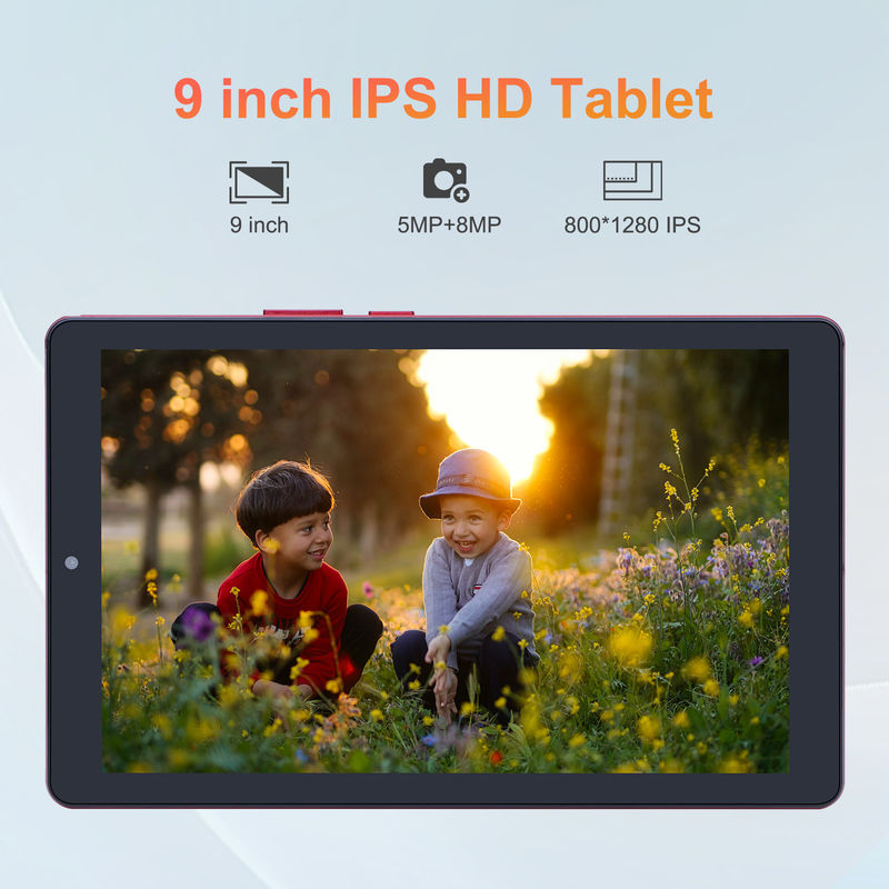 C-Idee 9 Zoll Tablet PC Android mit Simkarte 1024x600 IPS Bildschirm Anzeige WLAN GPS für Jugendliche Student CM915