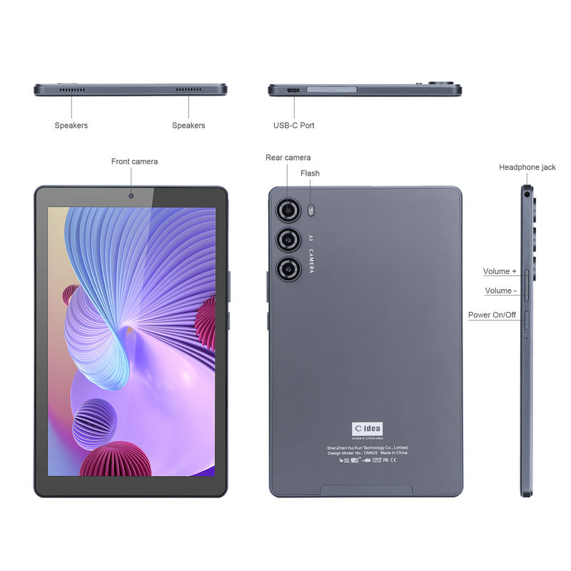 C-Idee 9 Zoll Android 12 Tablet 8 GB RAM 256 GB ROM mit Telefonanruf Unterstützung WIFI Tablet CM925