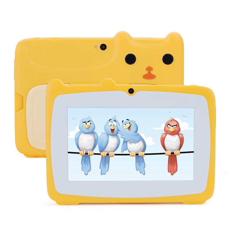 C-Idee 7 Zoll Android Kids Learning Tablet 64 GB + 32 GB Erweiterbarer Speicher HD Dual Kamera 2MP + 2MP CM80 Gelb