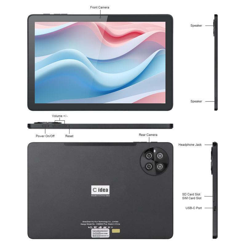C Idee 8 GB RAM 512 GB ROM WiFi Android Tablet PC Tablet mit SIM-Unterstützung CM8800plus