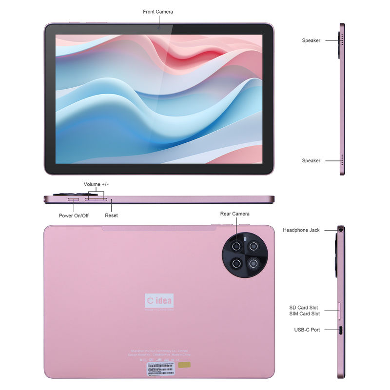 C-Idee 10,1 Zoll Android WiFi Touchscreen Tablet PC mit 5G LET Tastatur CM8800plus