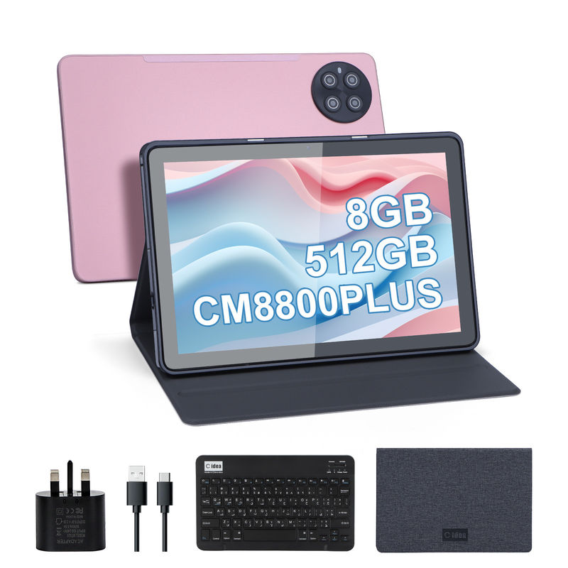 C-Idee 10,1 Zoll Android WiFi Touchscreen Tablet PC mit 5G LET Tastatur CM8800plus