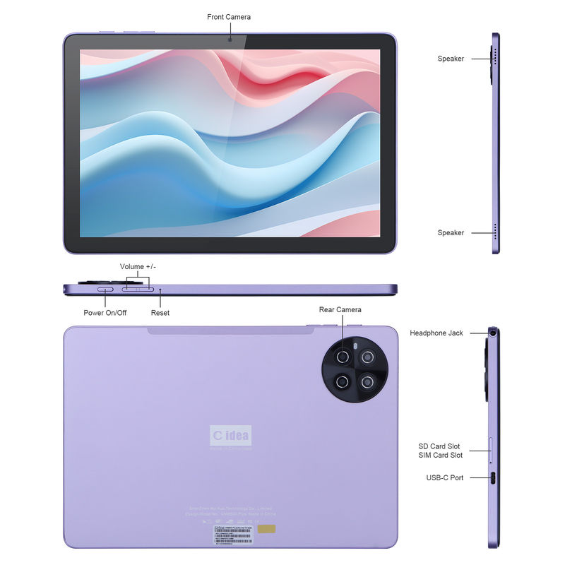C-Idee 8 GB RAM 512 GB ROM Smart Tablet PC mit Tastatur und Maus CM8800plus