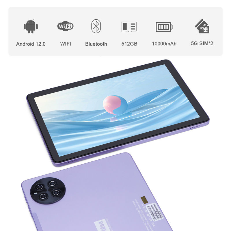 C-Idee 10,1 Zoll Langlebiges Tablet 512 GB Speicher Bildungs-Tablet für die Schule CM8800plus