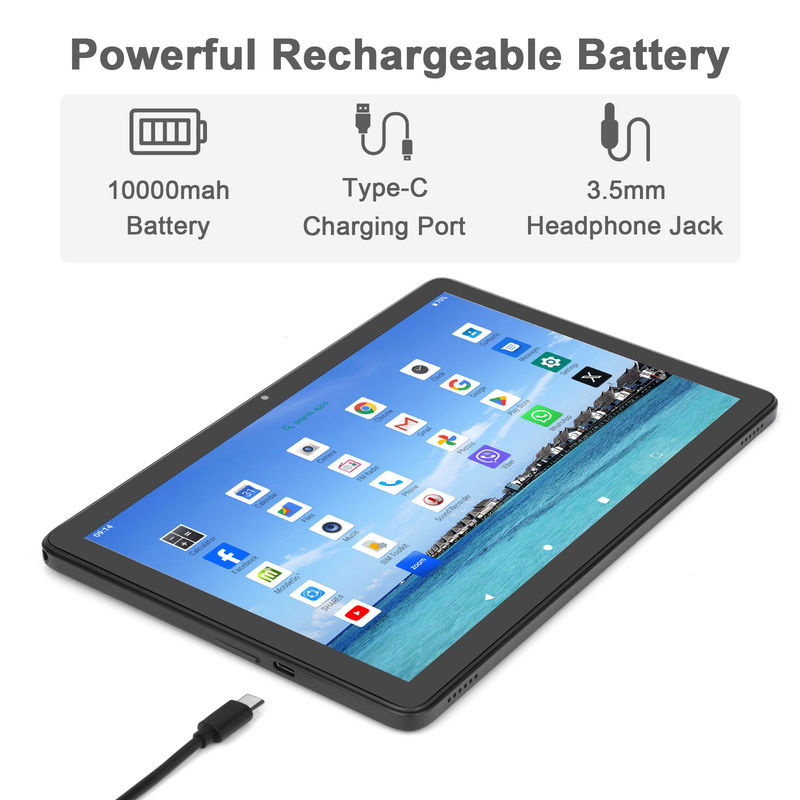 C Idee 512 GB Speicherplatz 5G WiFi Trouch Bildschirm 10,1 Zoll Tablet mit SIM-Karte für die Schule CM8800plus