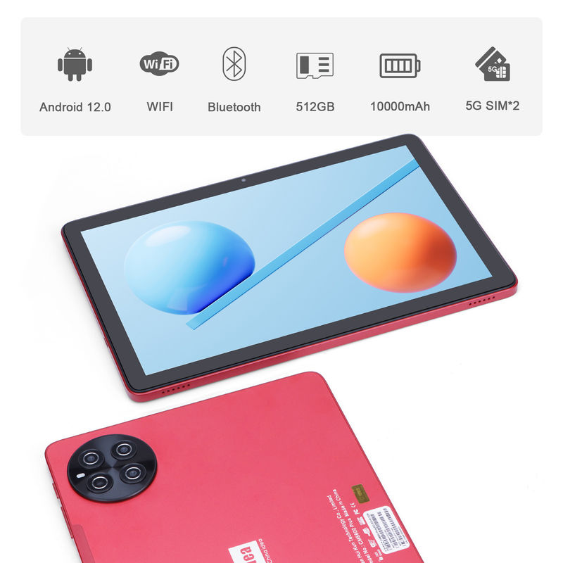 C-Idee Kinder Tablet mit 8 GB RAM 512 GB ROM Android Tablet PC mit Tastatur CM8800plus
