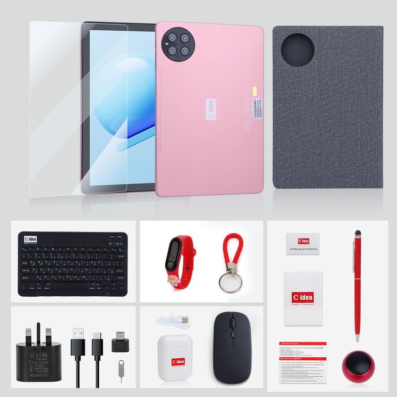 C-Idee 10.1 Zoll 5G WiFi Touchscreen Tablet für Studenten mit Tastatur CM8800plus