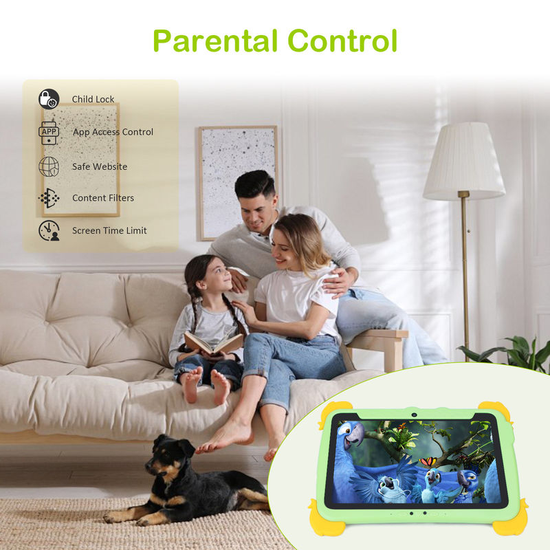 C-Idee 10,1 Zoll Kinder Tablet PC mit Gehäuse Augen Schutz IPS HD Bildschirm für Bildung Lernen P1100