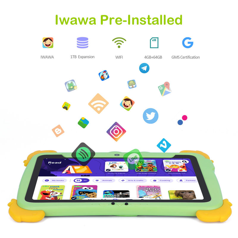 C-Idee 10,1 Zoll Kinder Tablet PC mit Gehäuse Augen Schutz IPS HD Bildschirm für Bildung Lernen P1100