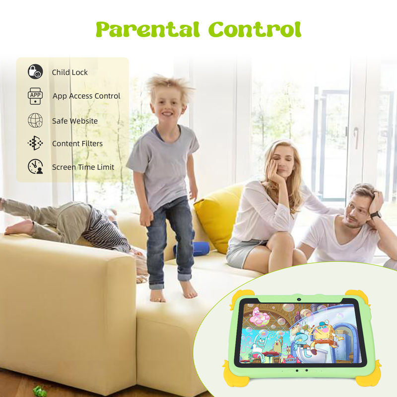 C Idea Kids Tablet 10,1 Zoll Android Tablet PC mit Gehäuse Augenschutz 1280*800 Bildschirm Vorinstallation IWAWA für Bildung