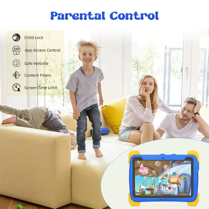 C Idea Kids Tab 10,1 Zoll Android 13 Tablet für Kinder 4 GB RAM 64 GB ROM Augenschutz Touchscreen für Kinder im Alter von 3-8 Jahren
