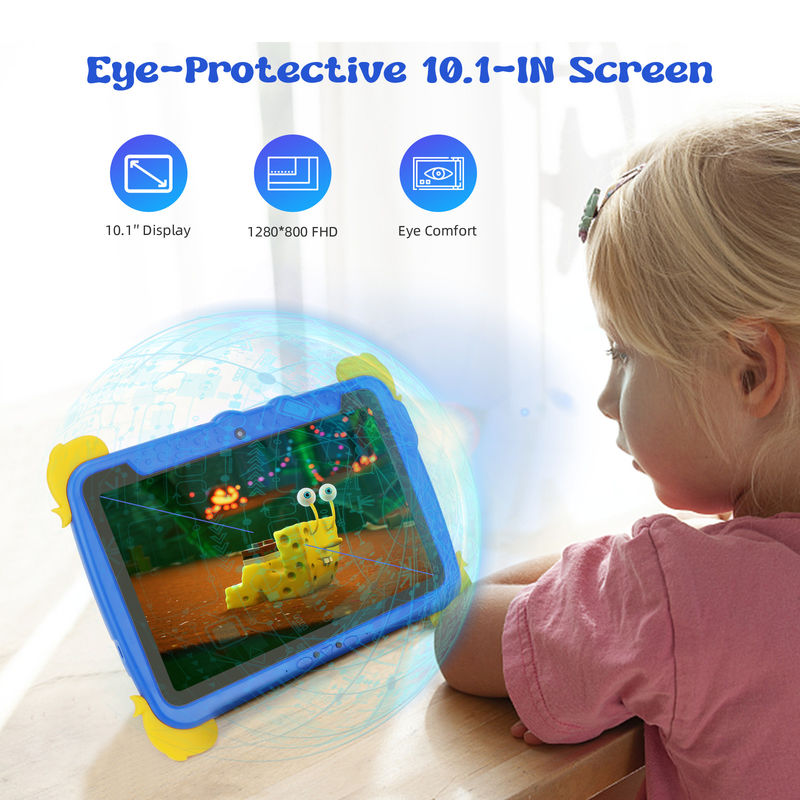 C Idea Kids Tab 10,1 Zoll Android 13 Tablet für Kinder 4 GB RAM 64 GB ROM Augenschutz Touchscreen für Kinder im Alter von 3-8 Jahren