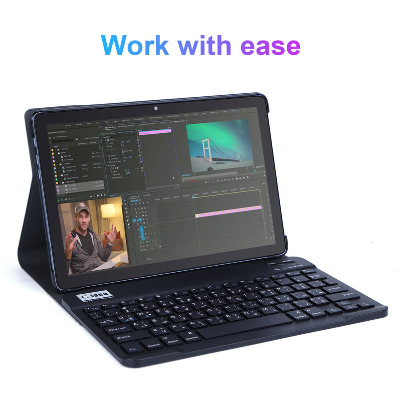 C Idea Android Tablet 10,1 Zoll Großbildschirm 8 GB RAM 512 GB WIFI 5G Tablet mit Tastatur Maus SIM-Unterstützung für Studenten