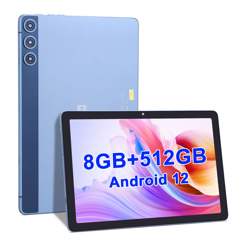 C Idea Android Tablet 10,1 Zoll Großbildschirm 8 GB RAM 512 GB WIFI 5G Tablet mit Tastatur Maus SIM-Unterstützung für Studenten