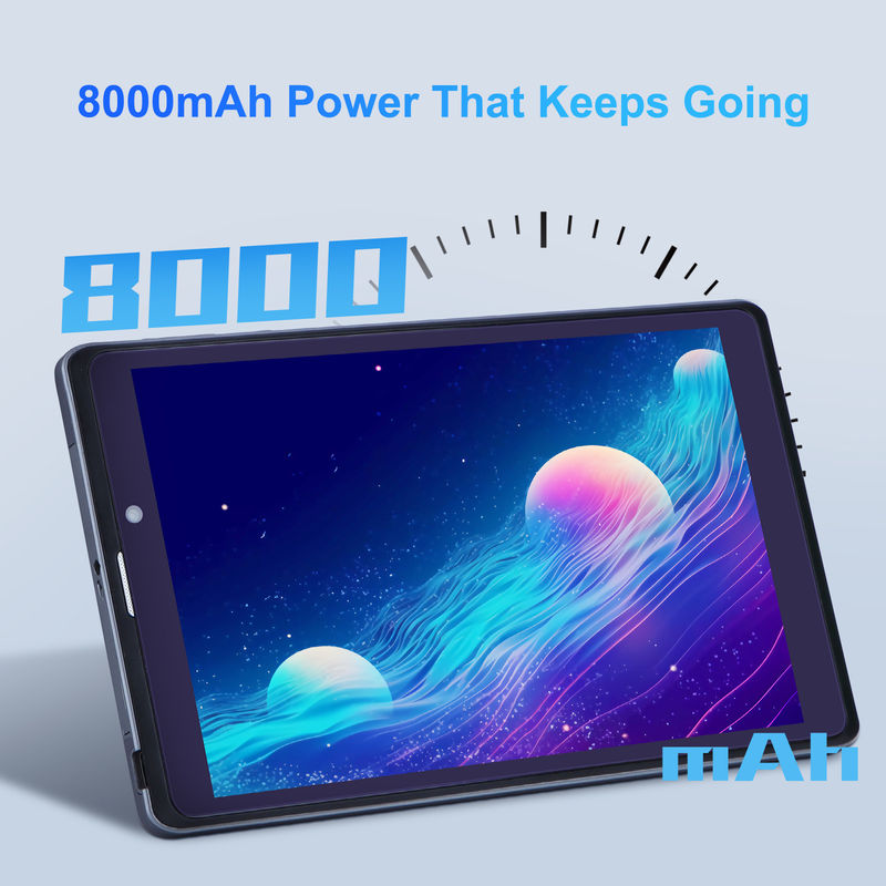 C Idee Android Tablet PC Dual Kamera 8 Zoll 1280x800 IPS HD Display Android 12 Tablets für Studenten CM818-Grau